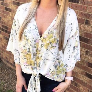 Lovestitch Spring Front Tie top